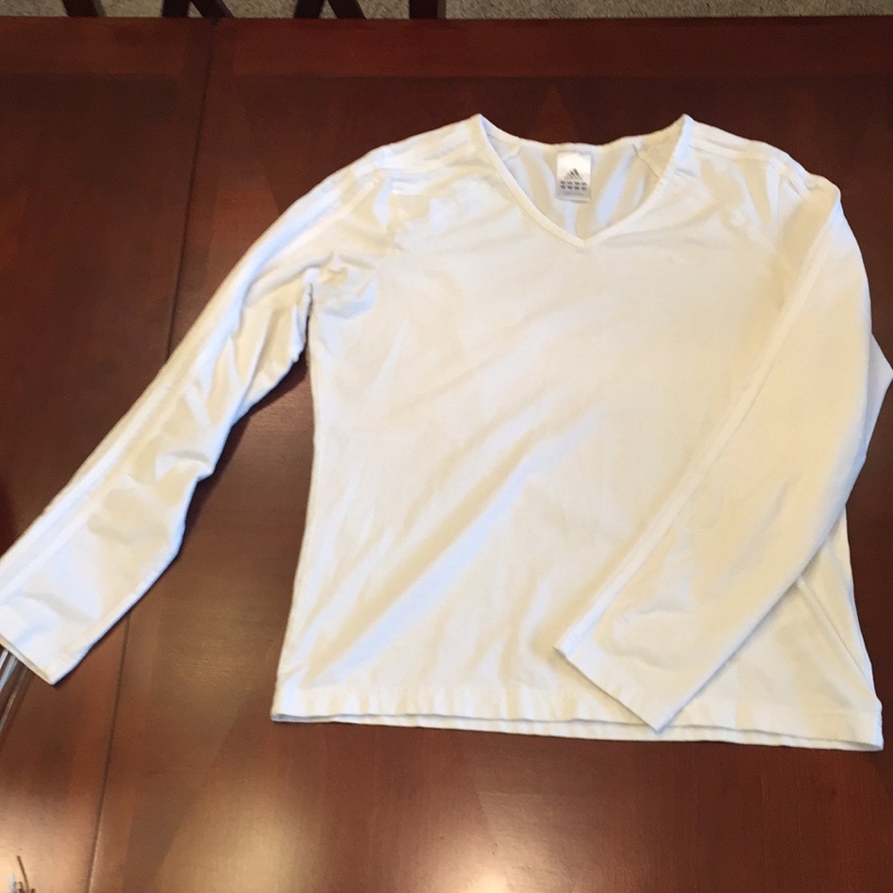 Adidas long sleeved, casual t shirt.  Worn twice.